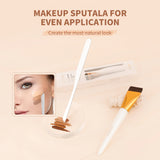 DOCOLOR Ultra-thin Foundation Brush with Spatula