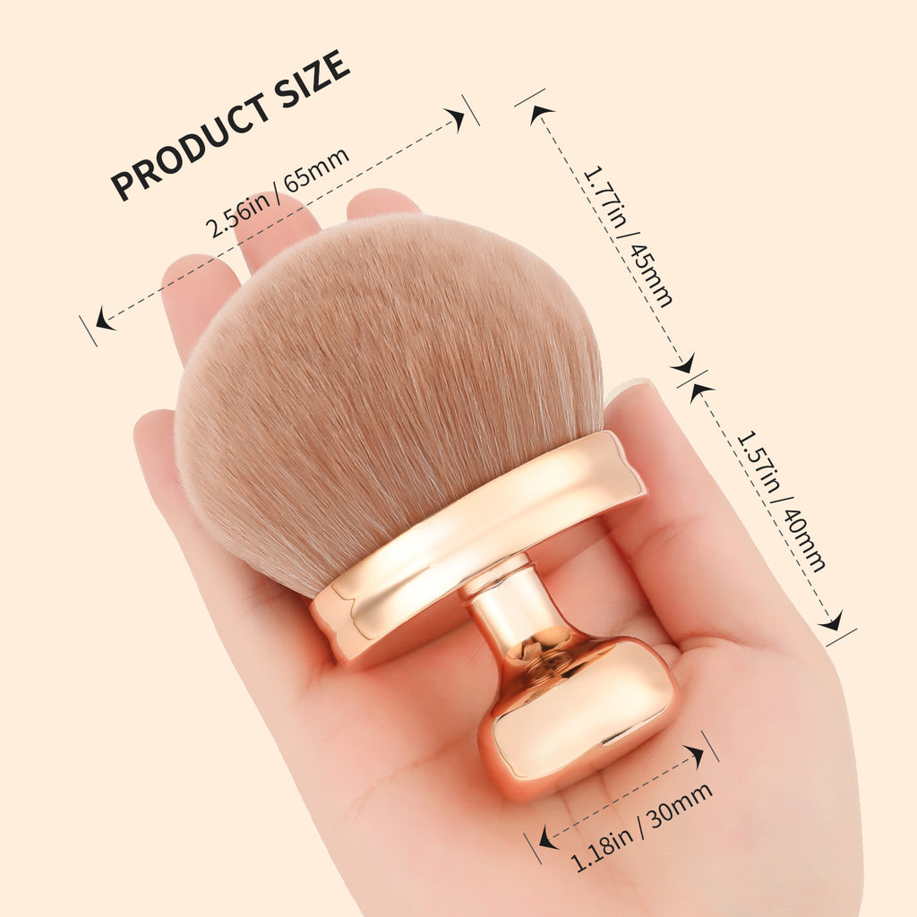 Docolor Silver Mushroom Makeup & Body Brush
