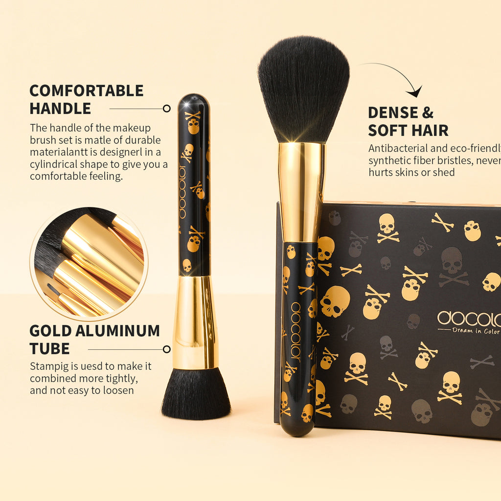 (Only ship to EU) Goth - Skull Makeup Brush Set 12 Pieces