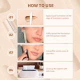 DOCOLOR Ultra-thin Foundation Brush with Spatula