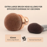 Docolor Silver Mushroom Makeup & Body Brush