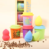 Dream of Color 15 Pcs Brush Set+Sponge+Powder Puff