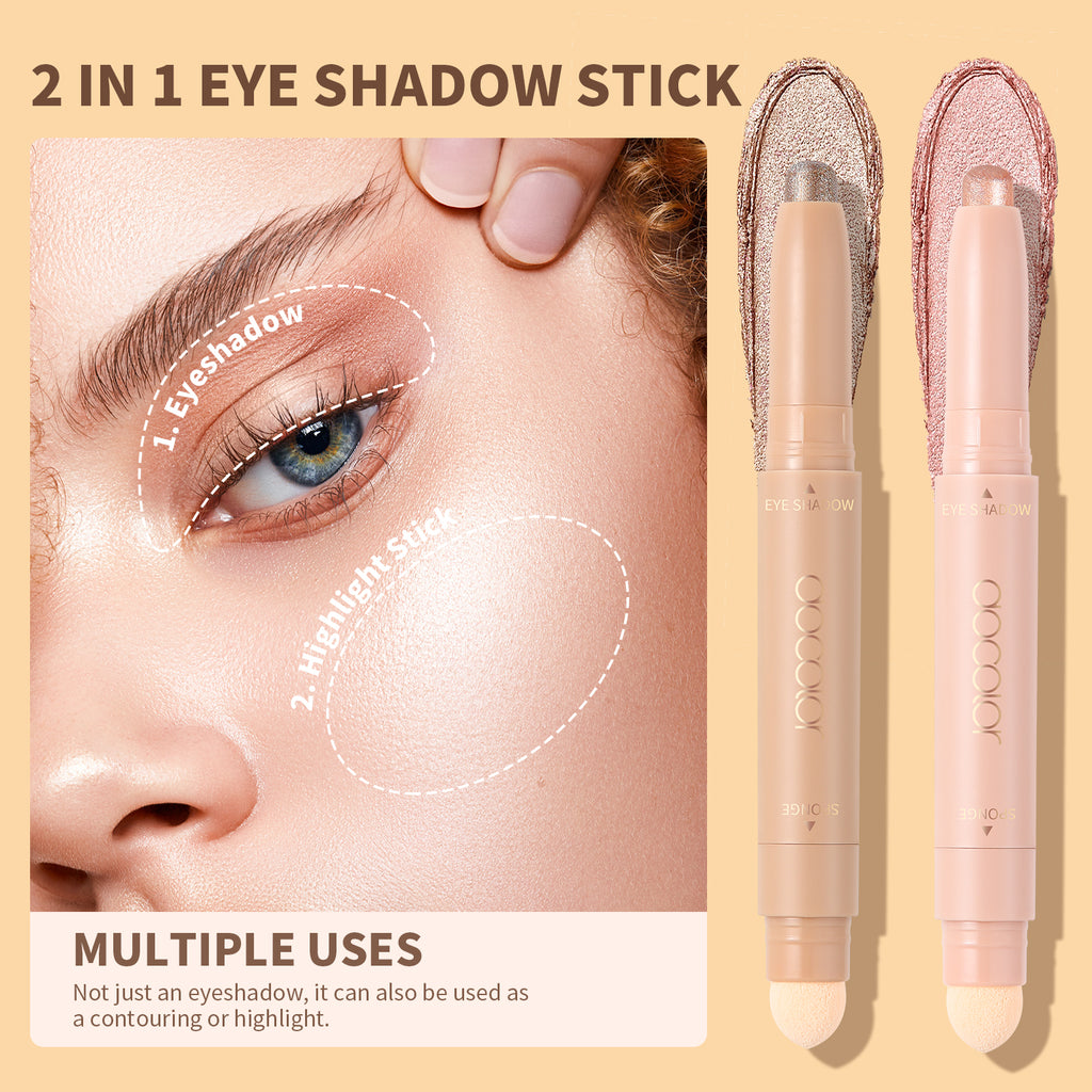 Two-Color Multifunctional Eyeshadow Stick