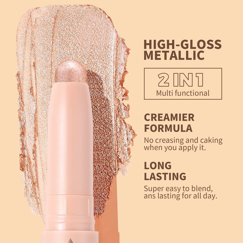 Two-Color Multifunctional Eyeshadow Stick