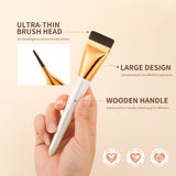 Docolor Ultra-thin Foundation Brush with Two Mini Thumb Puffs