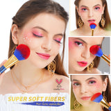 Egypt Bastet Cat - 19 pieces Makeup Brush Set