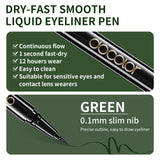 Docolor Dry-Fast Smooth Liquid Eyeliner Pen-Green
