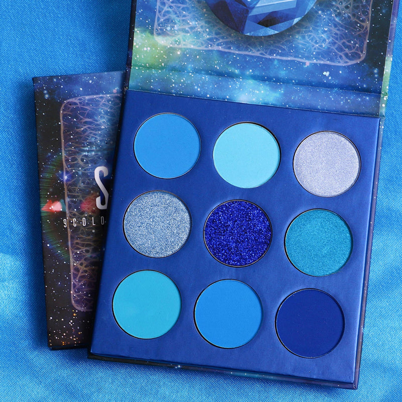 Gemstone Collection -9 Colors Shadow Palette(SPACE)-BLUE series