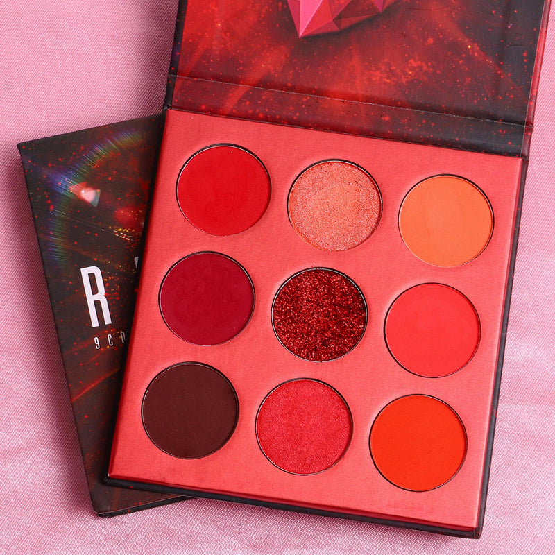 Gemstone Collection -9 Colors Shadow Palette(REALITY)-RED series
