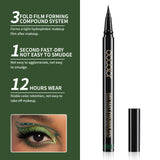 Docolor Dry-Fast Smooth Liquid Eyeliner Pen-Green