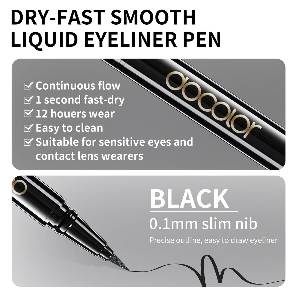Waterproof Liquid Eyeliner(Black)