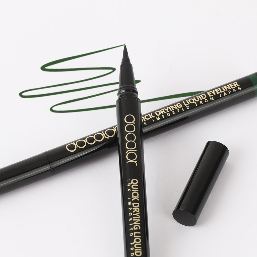 Docolor Dry-Fast Smooth Liquid Eyeliner Pen-Green