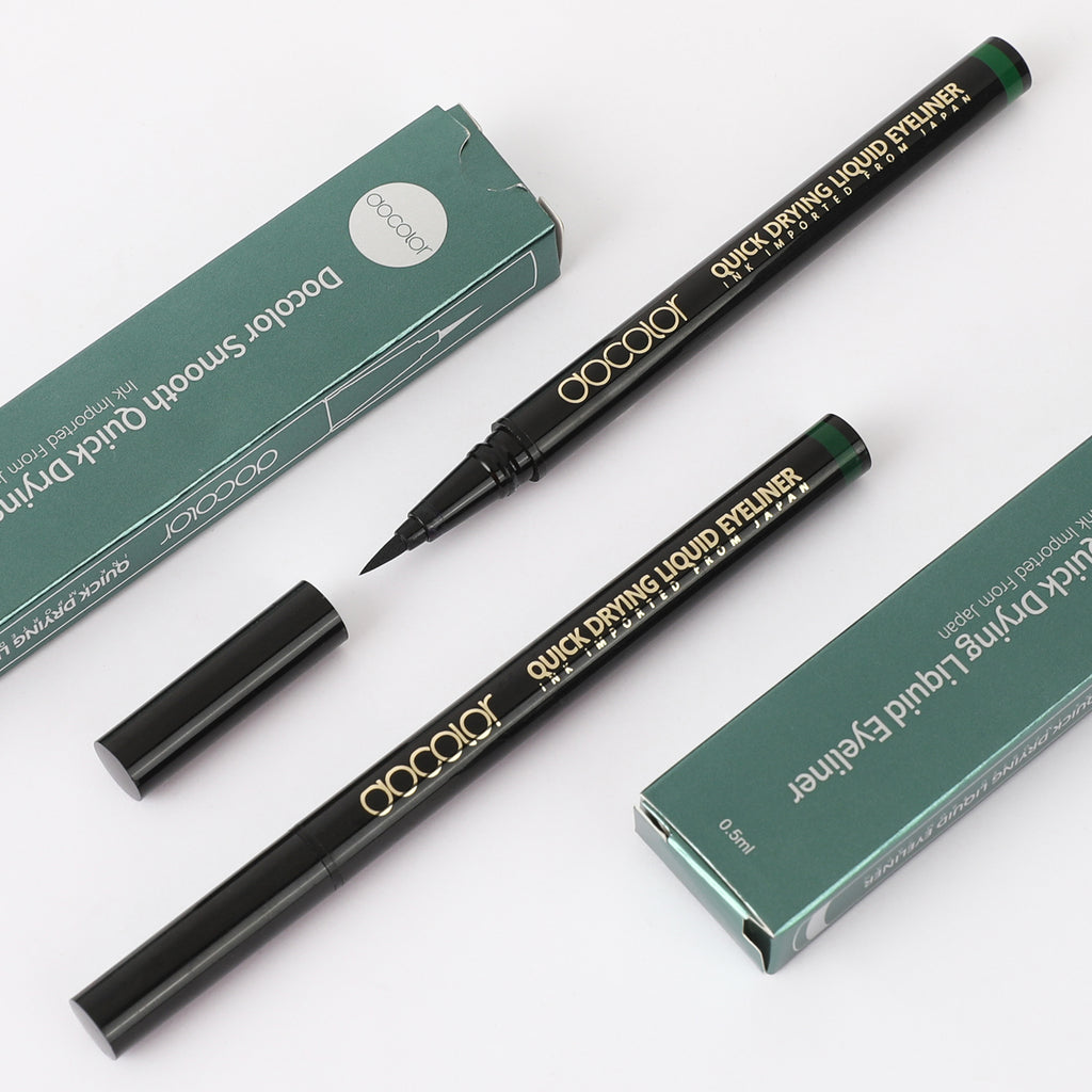 Docolor Dry-Fast Smooth Liquid Eyeliner Pen-Green