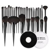Obsidian- 30 piece Makeup Brush Set with Makeup Brush Quick Cleaner