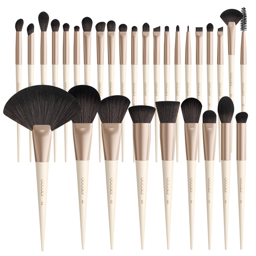 Docolor Luxury Pro Artistry 30-Piece Face & Eye Brush Set