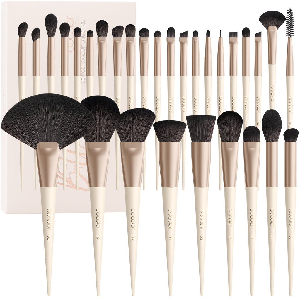 Docolor Luxury Pro Artistry 30-Piece Face & Eye Brush Set