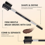 Docolor Dual-Ended Eyebrow Comb and Spoolie Brush