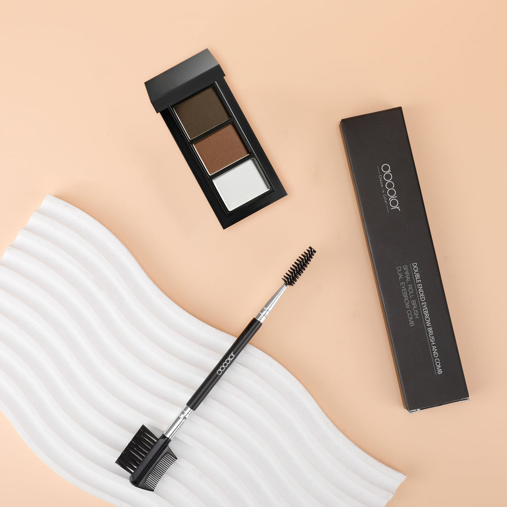 Docolor Dual-Ended Eyebrow Comb and Spoolie Brush