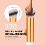 Docolor 2PCS Angled Concealer Brush