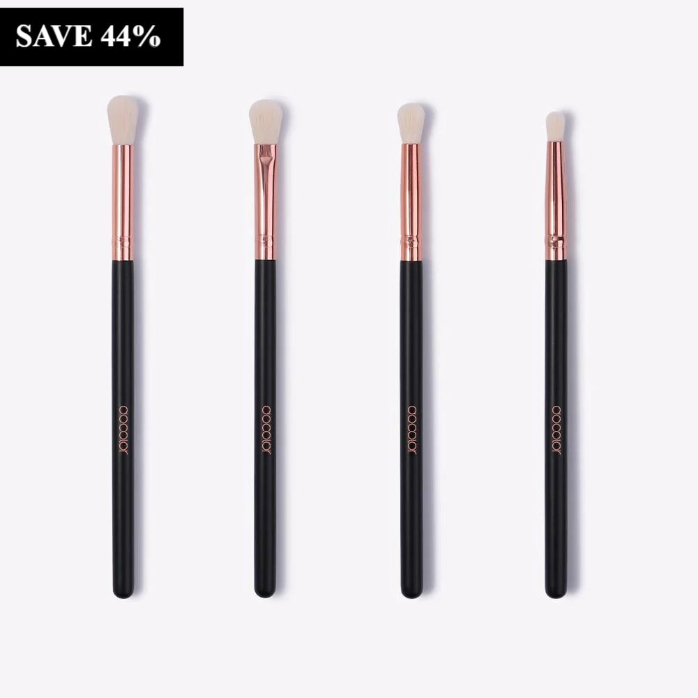 Rose Gold 4 piece Eye Blending Brush Set