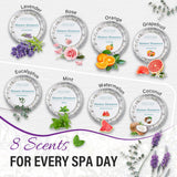 Docolor 8 Pcs Showder Steamers Lavender Essential Oil, Home Spa & Stress Relief Gifts