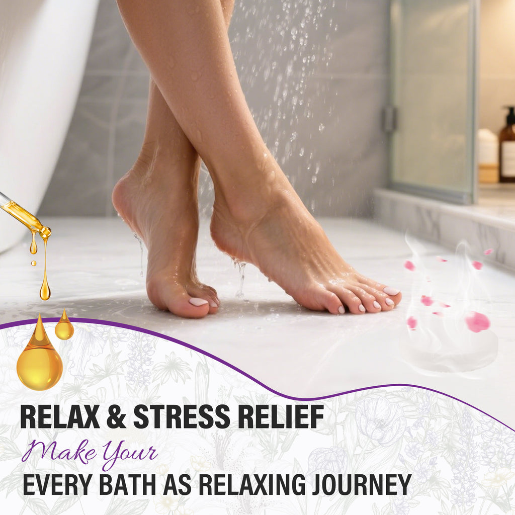 Docolor 8 Pcs Showder Steamers Lavender Essential Oil, Home Spa & Stress Relief Gifts