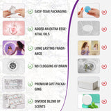 Docolor 8 Pcs Showder Steamers Lavender Essential Oil, Home Spa & Stress Relief Gifts