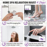 Docolor 8 Pcs Showder Steamers Lavender Essential Oil, Home Spa & Stress Relief Gifts