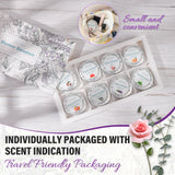 Docolor 8 Pcs Showder Steamers Lavender Essential Oil, Home Spa & Stress Relief Gifts