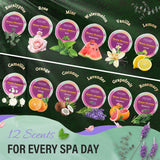 Docolor 8 Pcs Showder Steamers Lavender Essential Oil, Home Spa & Stress Relief Gifts