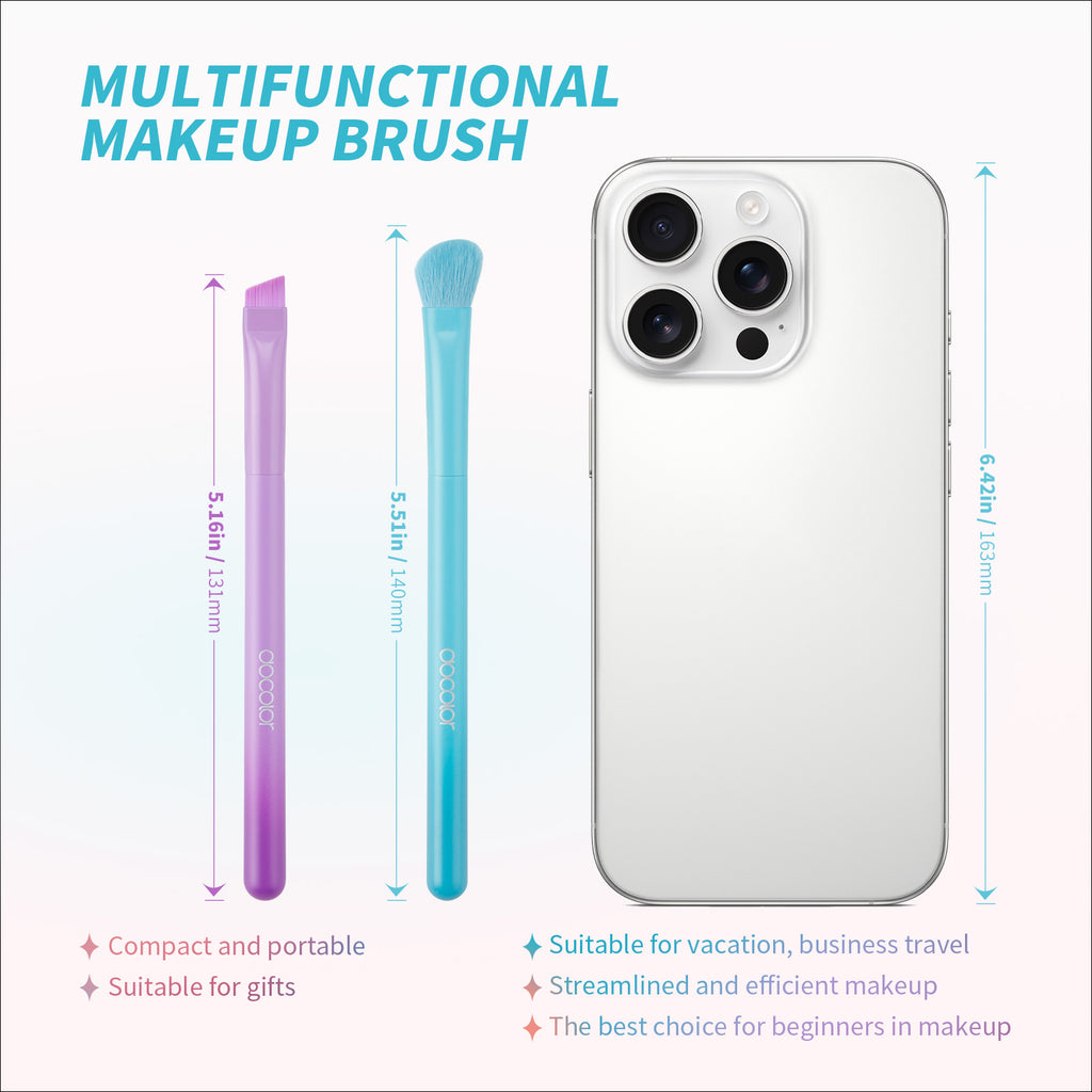 Docolor Colorful On-The-Go Mini Brush Set