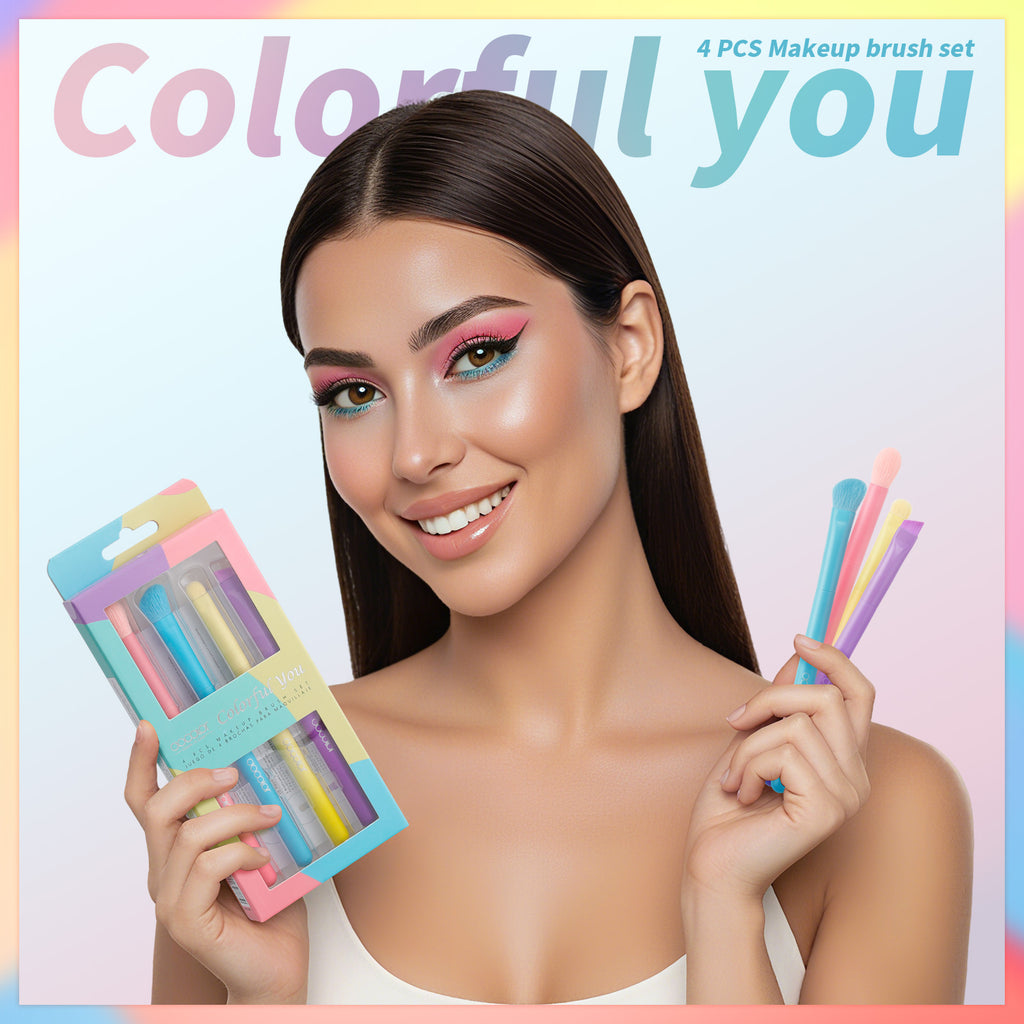 Docolor Colorful On-The-Go Mini Brush Set