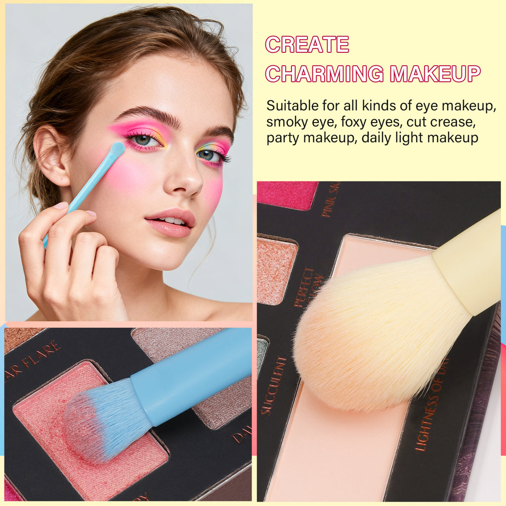 Docolor Colorful On-The-Go Mini Brush Set