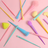 Dreaming of Unicorns - 17 Piece of Makeup Brush Set with 4pcs Makeup Sponges