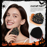 Halloween Makeup Kit with 5 Brush Set, Themed Eyeshadow Palette, Makeup Sponge& 3 Pcs Scar Tattoos