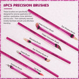 Pink Leopard 12-piece Makeup Brush Set with 1 Powder Puff