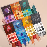 72 Colors Gemstone Eyeshadow Palette 8 Palettes Set