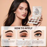 Earth Tone 9 Color Eyeshadow Palette