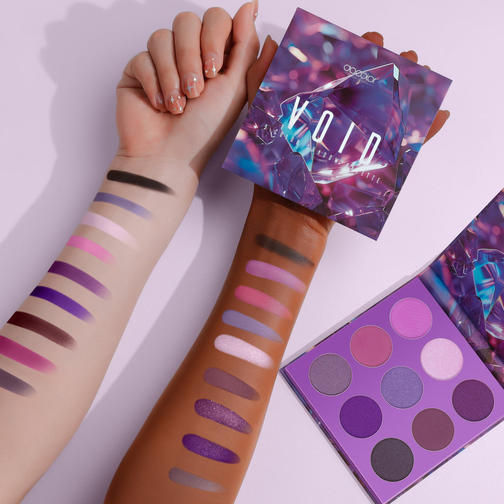 Royal Amethyst 9-Color Gemstone Eyeshadow Palette(VOID)