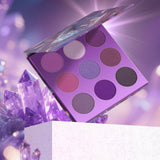 Royal Amethyst 9-Color Gemstone Eyeshadow Palette(VOID)