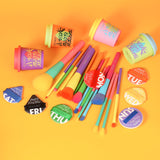 Dream of Color 15 Pcs Brush Set+Sponge+Powder Puff