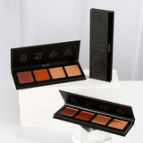 (Only ship to US&EU)Classic- 4 Colors Contour palette(Black)