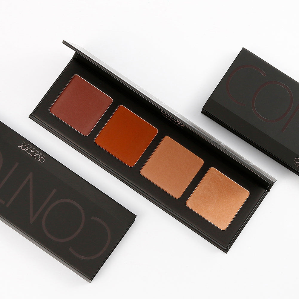 (Only ship to US&EU)Classic- 4 Colors Contour palette(Black)
