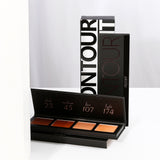 (Only ship to US&EU)Classic- 4 Colors Contour palette(Black)