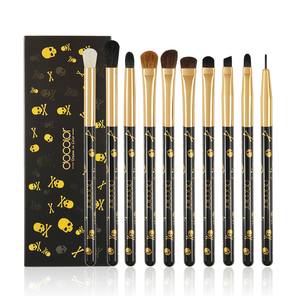 goth eye brush set