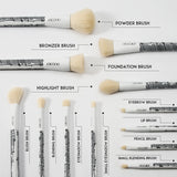 makeup brush set