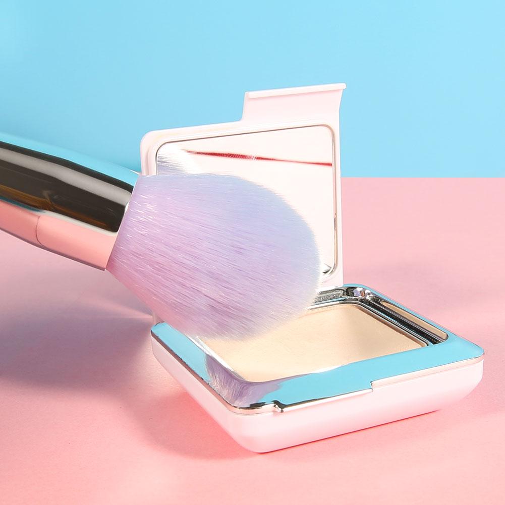 Docolor makeup brushes 8 Pieces Sparkle Brush Set With Holder (White) best makeup brushes synthetic hair makeup brushes professional makeup brushes Docolor brushes Instagram makeup brush natural makeup looks makeup brushes recommended by makeup artists