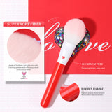 Docolor Cosmetics - Makeup brushes - Period Red 32pcs Professional Makeup Brushes Set - best makeup brushes professional makeup brushes synthetic hair makeup brush gift for makeup lovers