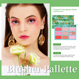 (Only ship to US&EU) Tropical 9 Color Blusher Palette