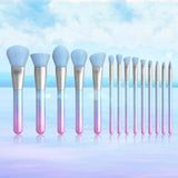 Breathing Crystal - 14 piece Makeup Brush Set DOCOLOR OFFICIAL